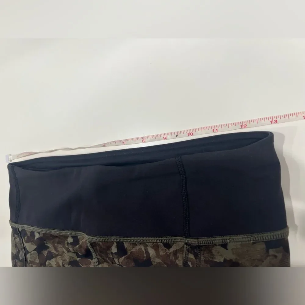 Lululemon Run Top Speed Crop Full-On Luxtreme Mystic Jungle Fatigue camo 4